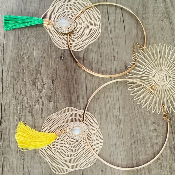 ❤️❤️3pcs Beautiful choker necklace pearl pendant drop - Picture 5 of 12